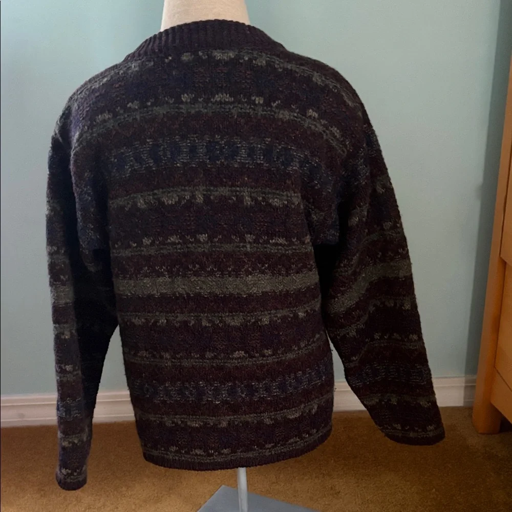 Alps Fine Women’s Apparel Cozy Multicolor Cardigan Sweater - Picture 4 of 5